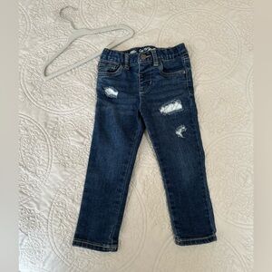 Cat & Jack Denim Jeans with Ripped lace detail